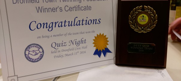 Dronfield CAMRA are winners!