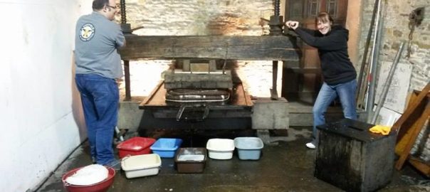 Woodthorpe Hall Cider Making day