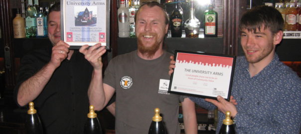 May Pub of the Month presentation