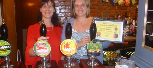 Cider Pub of the Year presentation