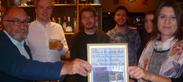 September Pub of the Month presentation