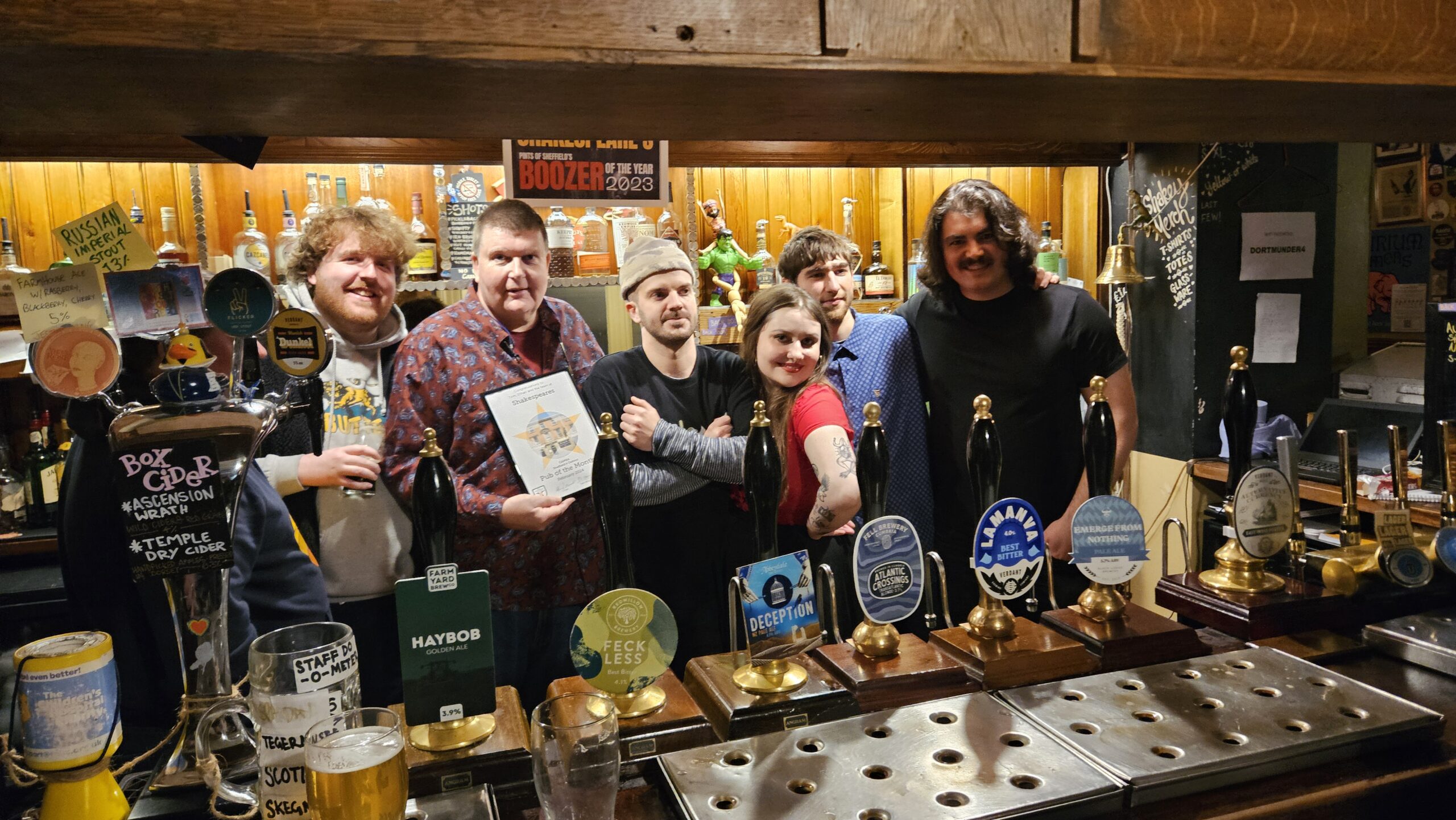 February Pub of the month presentation