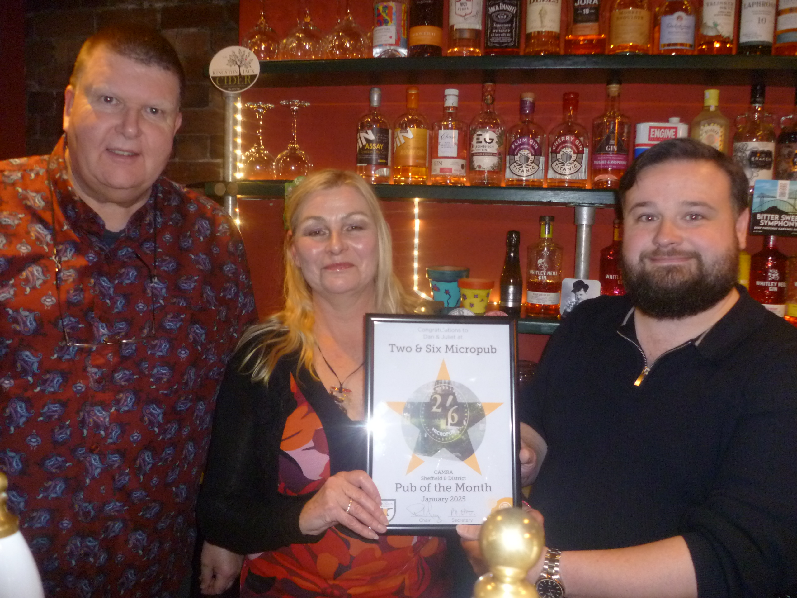 Pub of the month presentation
