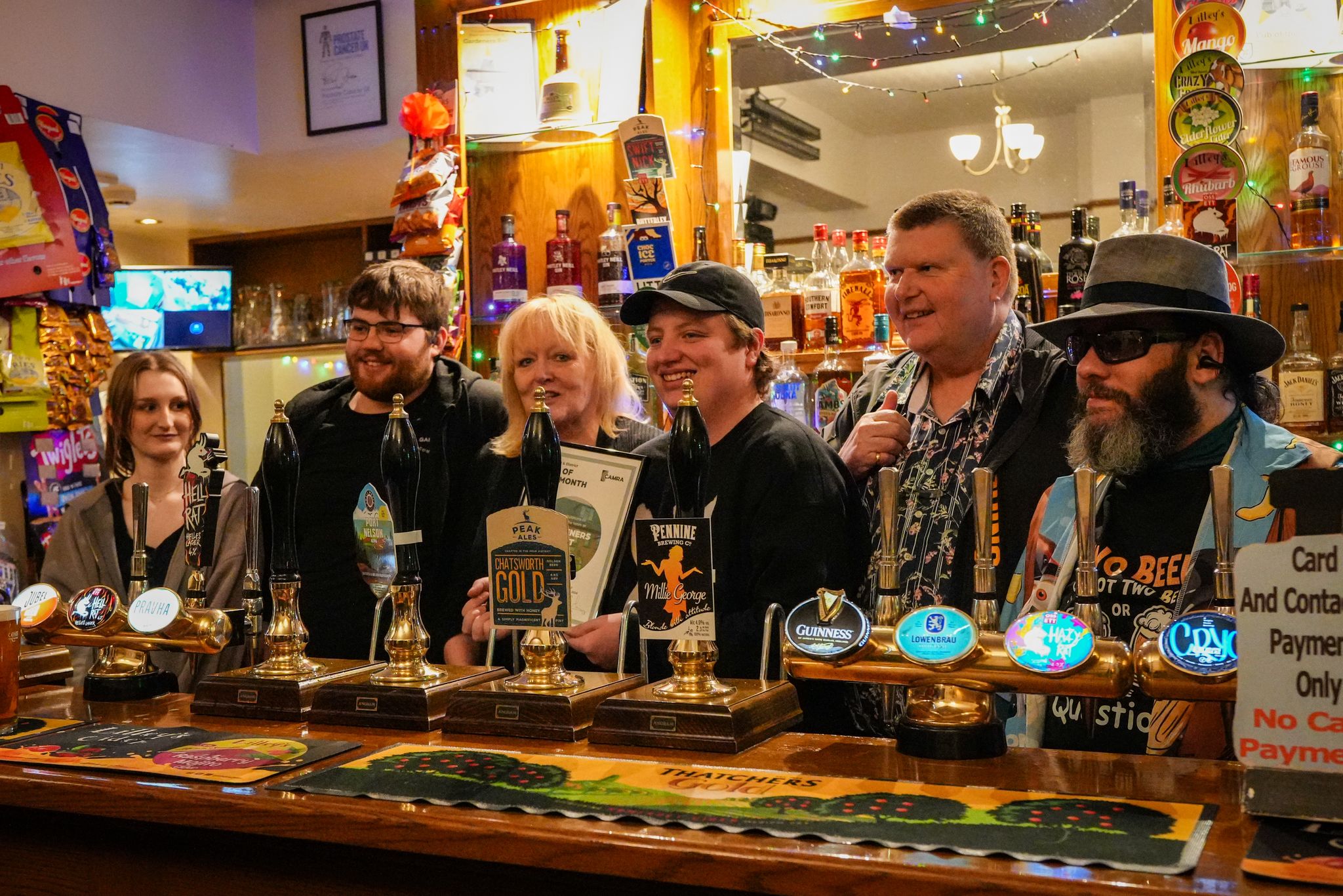 Pub award presentations