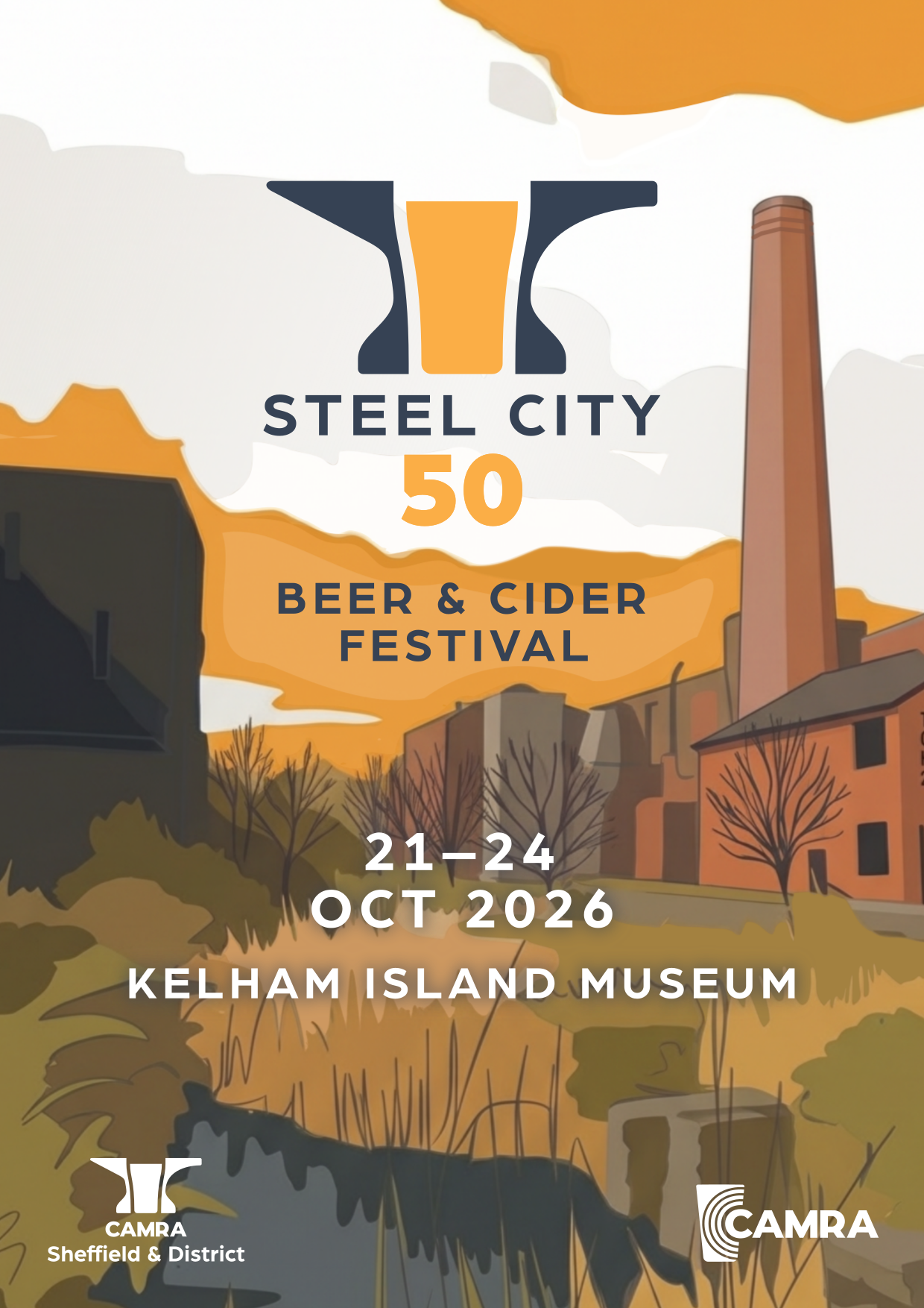 Steel City 50 Beer & Cider Festival, 21-24 October 2026, Kelham Island Museum