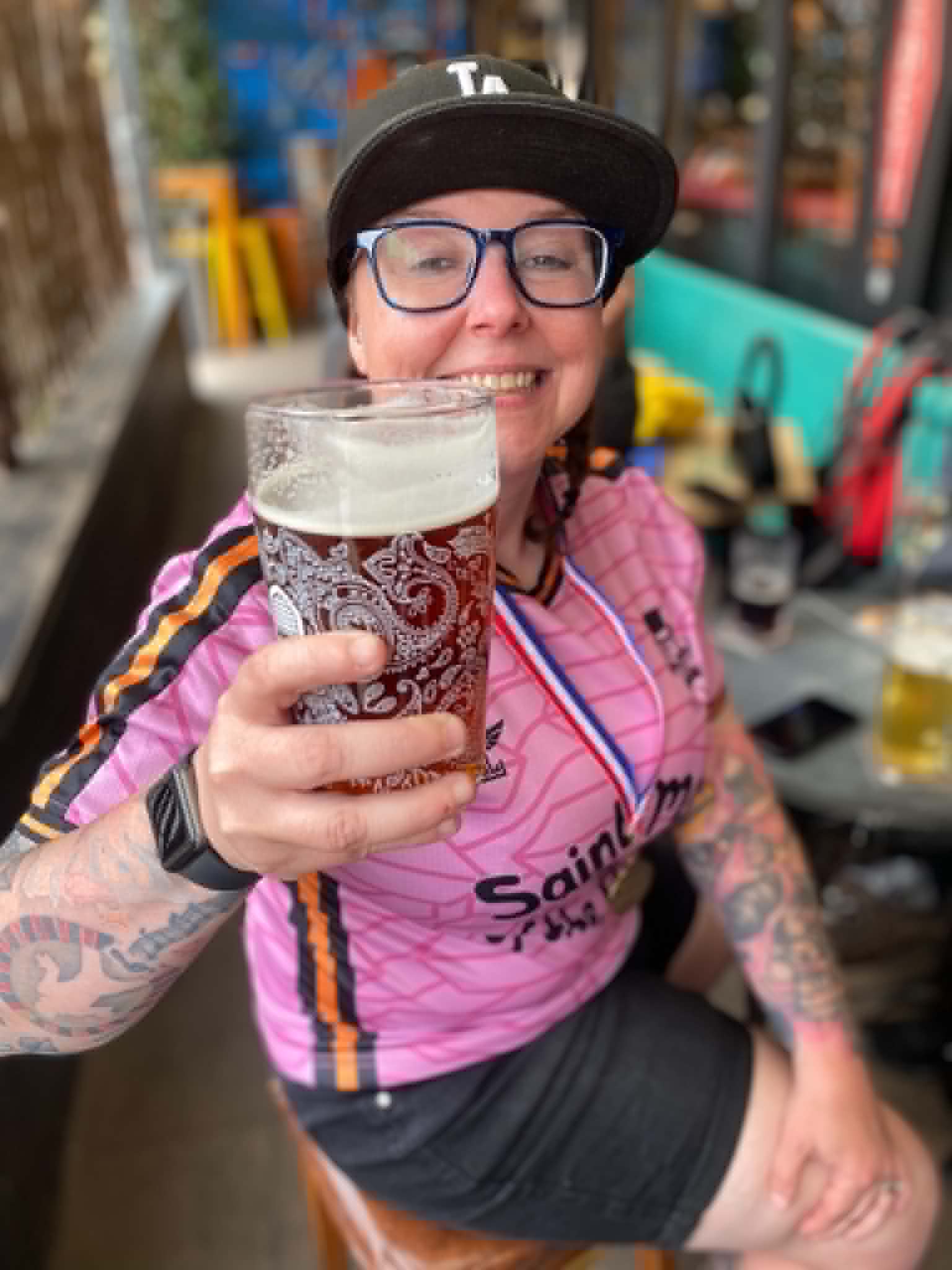 A long way for a pint!