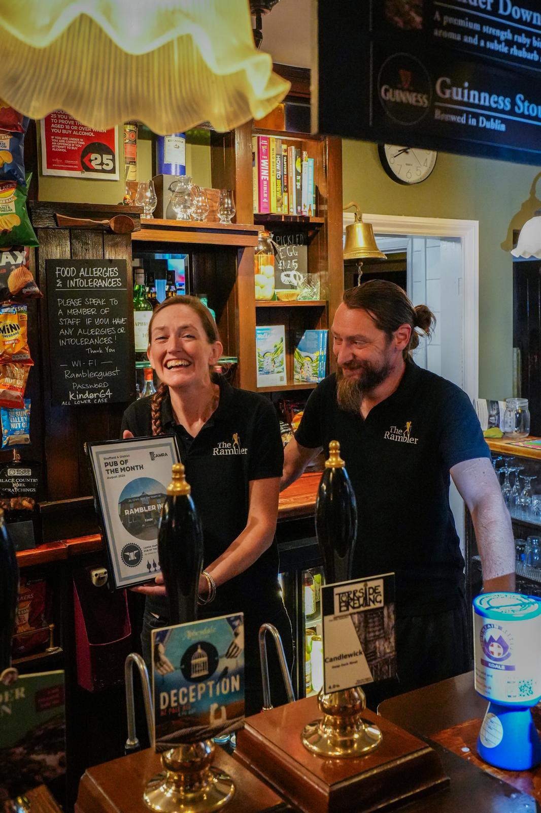August pub of the month presentation